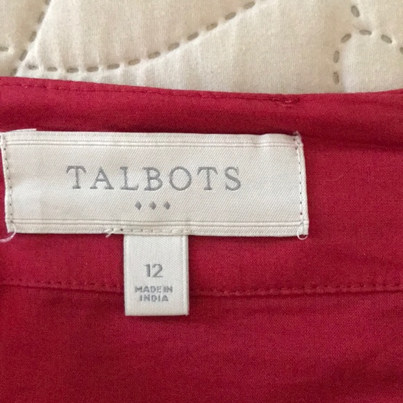 Talbots A line embroidered lined skirt in EUC. - Picture 4 of 5